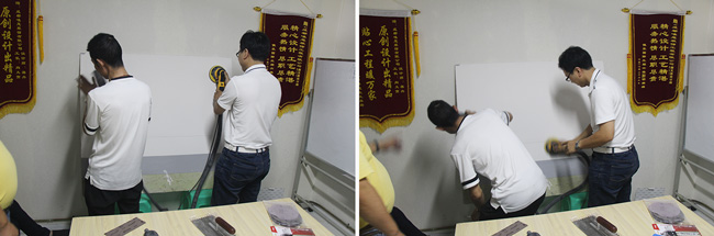 工長感受膩子打磨